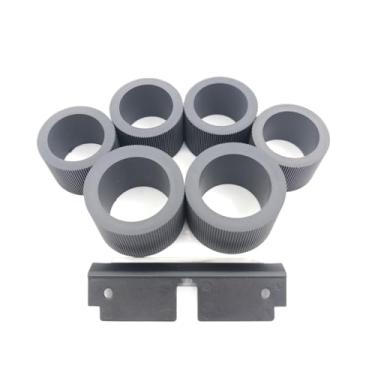 Imagem de 1 conjunto 142-8101 KO-3000-0001 de rolo de alimentação + almofada de pré-separação, compatível com scanners Kodak I2900, I3000, I3200, I3250, I3300, I3400, I3450 e I3500.