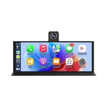 Imagem de Câmera DVR 4K Para Carro 11.3 Polegadas Wireless Carplay Android Auto 