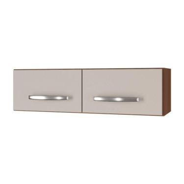 Imagem de Armário Aério 2 Portas Cozinha Aério íris Mb1 79cm Cor Savana Off White Pc