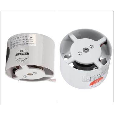 Imagem de Exaustor de Parede 25W Baixo Ruído Alta Eficiência Ventilação Ar para Casa Banheiro Cozinha Garagem - Robusto Fácil Instalar Odores Limpa o Interior