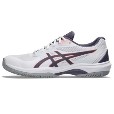 Imagem de ASICS Tênis masculino Game FlyteFoam, Branco/roxo acinzentado, 37