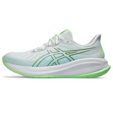Imagem de ASICS Tênis de corrida masculino Gel-Cumulus 26, Branco/Sheet Rock, 43