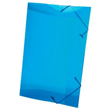Imagem de Pasta Aba Elástico Dello Line sem Lombo Azul 33,5x23,5cm