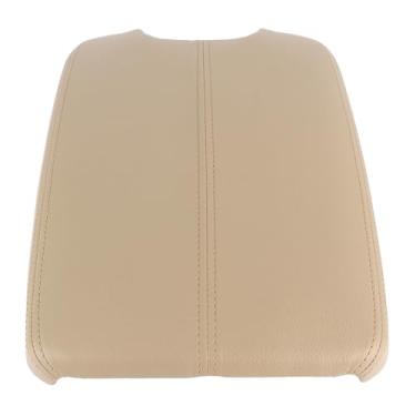 Imagem de Akozon Guarnição da Capa do Apoio de Braço da Tampa do Console Central para Ajuste para 2008-2012 - Couro de Microfibra, Fácil Instalação, Design Elegante (Bege)