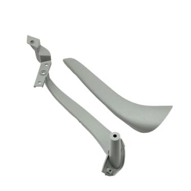 Imagem de Interior do carro frente traseira esquerda direita porta dentro puxar alça com tampa exterior painel guarnição Compatível com benz s classe w220 1998-2003(Gray-Rear Right)