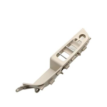 Imagem de Porta interior do carro puxar alça painel janela levantador interruptor capa guarnição Compatível com bmw série 6 2017-2022 51417466309(Front Left-Oyster)