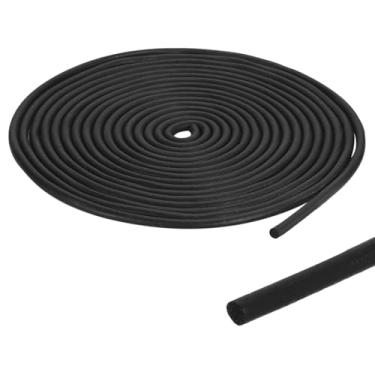 Imagem de PATIKIL Haste de suporte de espuma preta, 0,5 cm x 20 m, tira de vedação climática de borracha EPDM, enchimento de juntas de expansão de concreto para vedação de juntas de lacunas, enchimento de