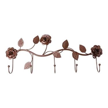 Imagem de KHUTRW3D Ganchos de parede, suporte de banheiro, cabide de madeira, cabide de parede para casacos, porta-chaves, decorativo, chapéu, cachecol, bolsa de armazenamento, gancho para pendurar na parede