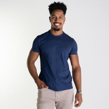 Imagem de Camiseta Ellus Fine Classic Marinho-Masculino
