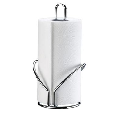 Imagem de Suporte porta rolo de papel toalha mesa cozinha cromado - future