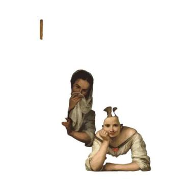 Imagem de Pôster De Arte Engraçada Para Banheiro Mona Lisa: Pintura Em Tela De P