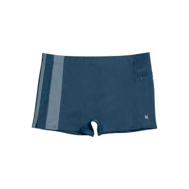 Imagem de Sunga Boxer Mash 300.120 Masculina Recorte e Bolso Lateral FPS 50 Poli