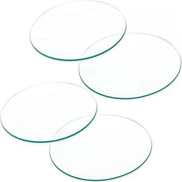 Imagem de Jogo de 4 Tampas de Vidro para Laboratório VOVCIG 12 cm para Becker