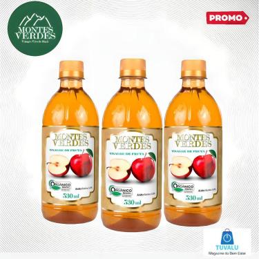 Imagem de KIT 3 Vinagre De Maçã Orgânico - montes verdes