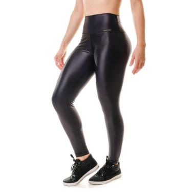 Imagem de Legging Fitness Preta Brilho Classic
