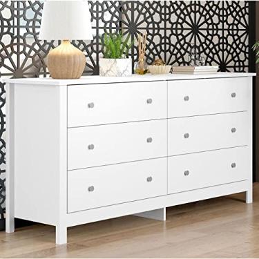 Imagem de Cômoda 6 Gavetas Dm-221 Ditália Móveis Branco