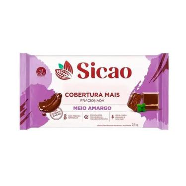 Imagem de Chocolate Sicao Callebaut - Meio Amargo Fracionado - Barra 2,1Kg - Riz