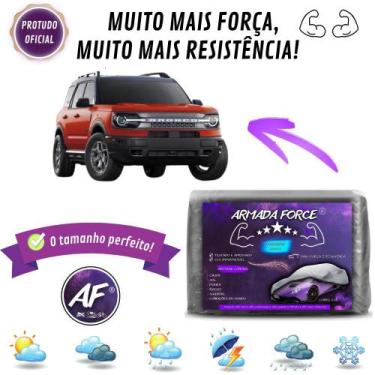 Imagem de Capa De Cobrir Carro Bronco Sport Sem Forro Impermeável Armada Force -