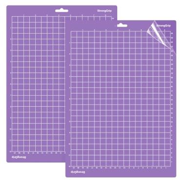 Imagem de WISYOK Tapetes de corte de 30 x 21 cm para Cricut Joy Xtra, pacote com 2 tapetes de corte adesivos reutilizáveis de aderência forte para artesanato, acolchoamento, costura