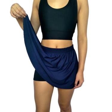Imagem de Short Saia Feminino Godê Praia Liso Suplex Pp ao Plus Size - Serdan Co