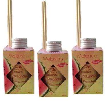 Imagem de 3 Aromatizador Ambiente de Melancia Difusor Aromas Varetas Perfume Cas