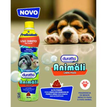 Imagem de Limpa pisos uso diário pet animali 750ml duratto