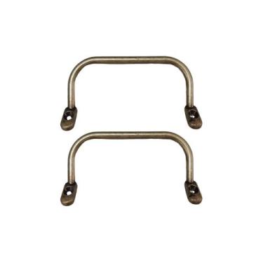 Imagem de Alça Lateral para Bandeja Jogo 2 Peças 70x30mm Artesanato - ATACADÃO D