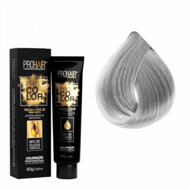Imagem de Coloração Profissional 60g Pro Color Cobertura de Fios Brancos Brilho Natural e Acabamento Perfeito (Cinza 0.1, 60g)