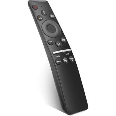 Imagem de Controle remoto de voz para Samsung Smart TV, compatível com QLED/UHD 4K/8K, suporte para moldura e tela curva (rakuten)