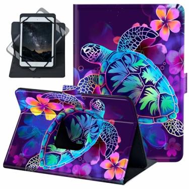 Imagem de ACWDMKH Capa universal para tablet Android 10 de 10,1 polegadas com rotação de 360 graus, capa fólio para iPad 9,7/10,2/10,5/Galaxy Tab 9-10,5 polegadas/Fire HD10 e mais tablet de 9,0 a 10,5 polegadas