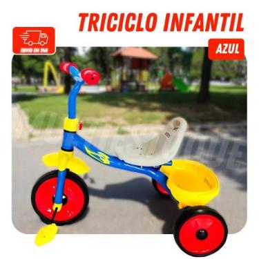Imagem de Triciclo Infantil - Azul - UNI-ART