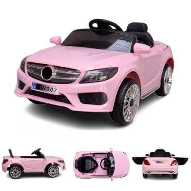 Imagem de Mini Carro Elétrico Infantil Bateria 6v Com Luz Buzina Controle Pedal e Cinto de Segurança Velocidade Máxima 3Km/h Diversão Passeio Brinquedo Crianças - Pluggei Select (Rosa)