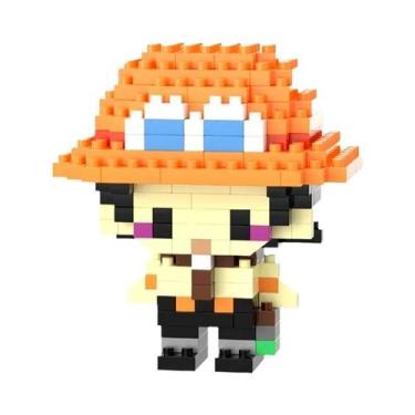 Imagem de Mini Blocos De Montar De Anime Em Desenho Animado, Decoração De Mesa, 