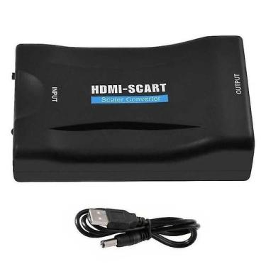 Imagem de Divisores HDMI comutam adaptador hdmi para scart hd conversor de áudio