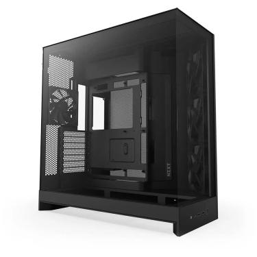 Imagem de Gabinete Gamer NZXT H9 Flow Frontal Diagonal 4 Fans Preto