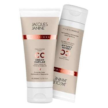 Imagem de 02 Finalizador Cc Cream Capilar Protetor Térmico 15 Em 1 Jacques Janine 200ml