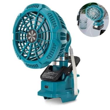 Imagem de Ventilador Portátil De Clip Para Carrinho De Bebê Makita 18V, Alimenta
