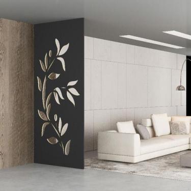 Imagem de Painel Vazado Divisória MDF Malibu Preto - Decore Painéis e Divisórias