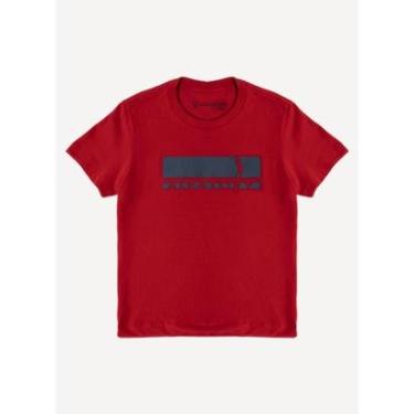 Imagem de Camiseta Estampada Aleatory Infantil Riper Vermelha-Masculino