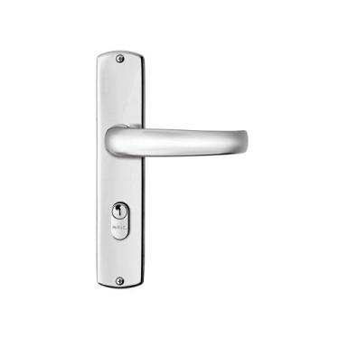 Imagem de Fechadura Papaiz Mz820 Externa 40mm Espelho Cromada, Cromado