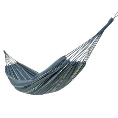 Imagem de Rede de Descanso Casal Listrada Gigante 3.90x1.50m Modelo Terra e Sol – Ideal para Varanda, Jardim e Piquenique ao Ar Livre