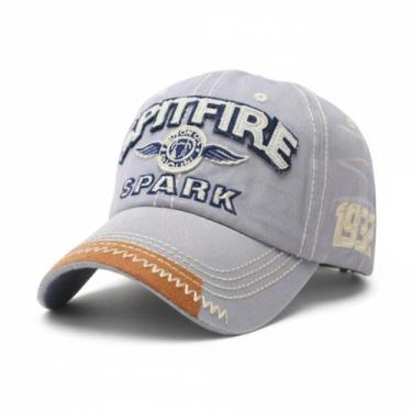 Imagem de Boné Baseball Acid Washed Vintage  Algodão Estonado Estilo Dad Hat  Lu