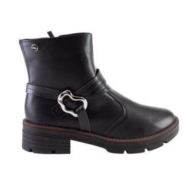 Imagem de Bota Dakota Feminina Básica Tendência Lançamento Moda D2403, 35, Preto