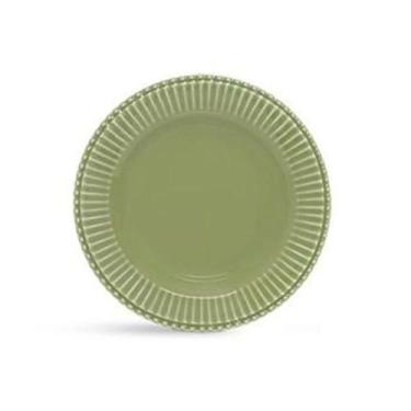 Imagem de Prato De Sobremesa Frisada Scalla Verde Cristina 1º Linha - CERÂMICA S