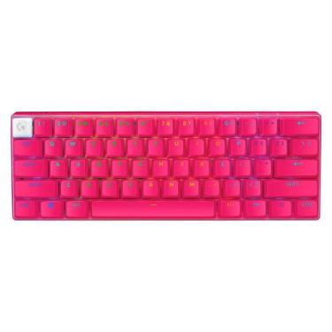 Imagem de Teclado Sem Fio Mecânico Gamer Logitech G PRO X 60 Lightspeed, RGB, Bl