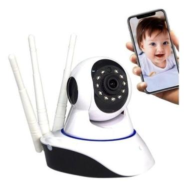 Imagem de Babá Eletrônica com Smart Cam com Wifi 2,8mm Beg - B e G
