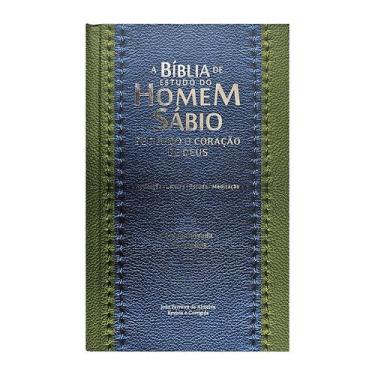 Imagem de Bíblia de Estudo do Homem Sábio Segundo o Coração de Deus ARC Harpa Ca