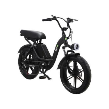 Imagem de Bicicleta Elétrica Aro 20" Lev Cruiser C 1000W, Preto