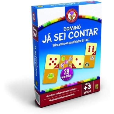 Imagem de Jogo Dominó - Já Sei Contar - GROW JOGOS