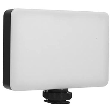 Imagem de Luz de LED de preenchimento suave para câmera, bateria de alta capacidade de 3100 mAh com luz de preenchimento de sapata fria para vídeo online ao vivo e fotografia com parafuso de 6,35 mm USB LED luz de vídeo